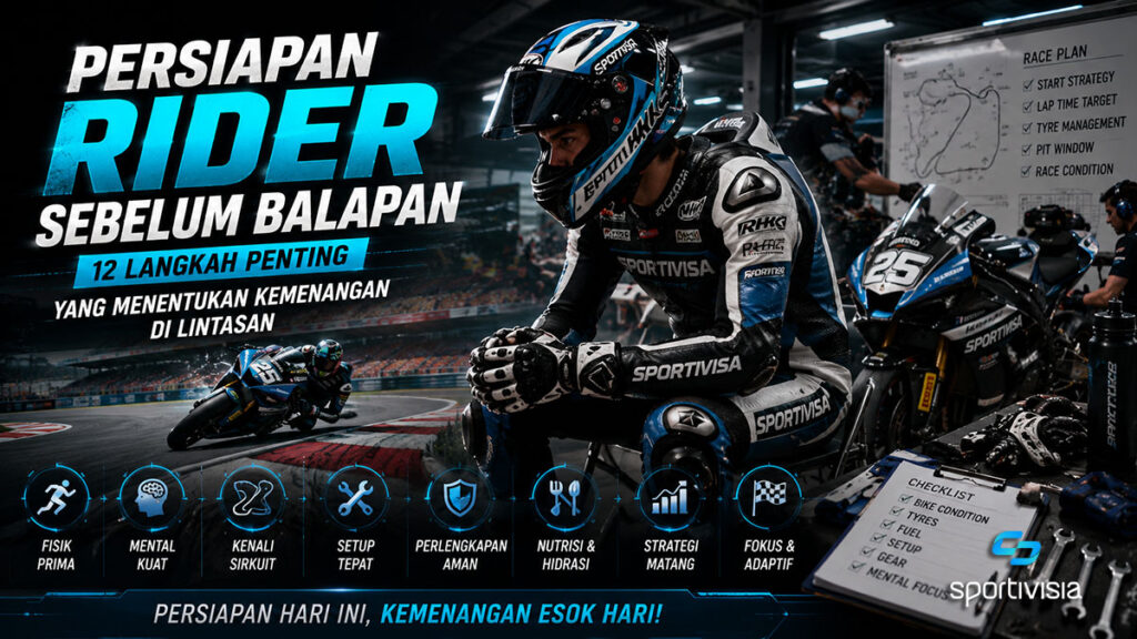 Persiapan Rider Sebelum Balapan: 12 Langkah Penting yang Menentukan Kemenangan di Lintasan
